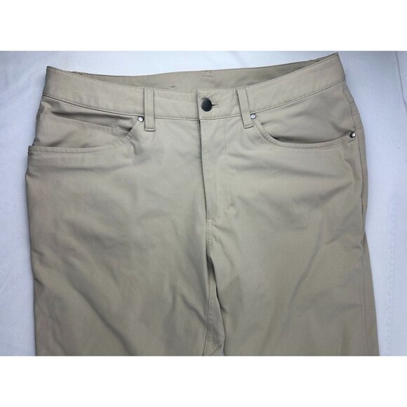 Lululemon Pants Mens Size 32x31 ABC Classic Fit 5 Pocket Warpstreme Chino - Picture 3 of 9